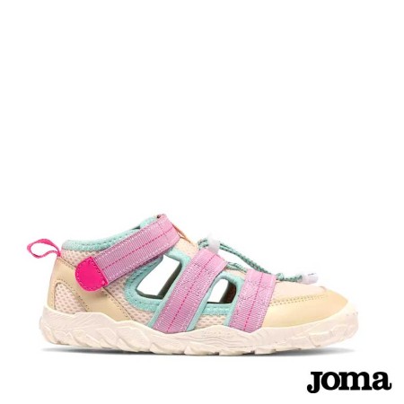 sandalia deportiva barefoot niña joma drua junior 2625 beige