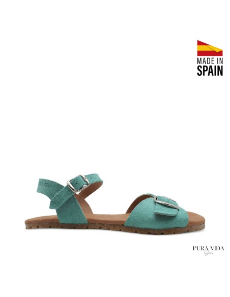 sandalias Pura Vida mujer turquesa serraje vista general producto