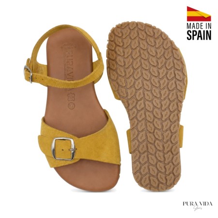 sandalias Pura Vida mujer ocre serraje vista general producto