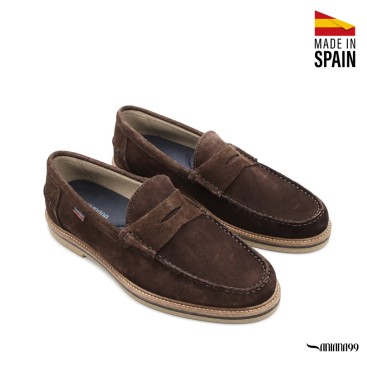 mocasin hombre casual marron