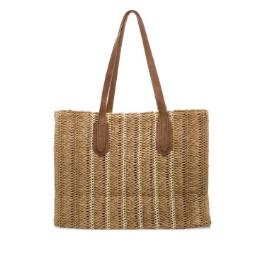 bolso trenzado verano mujer