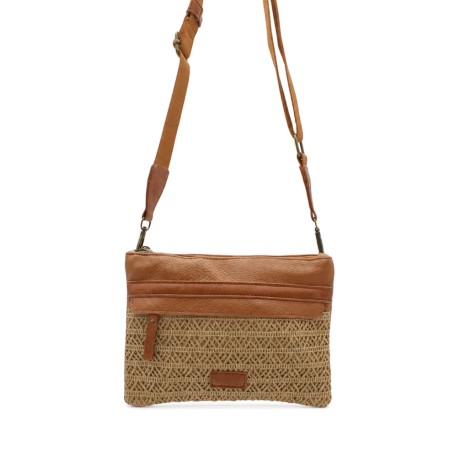 bolso bandolera rafia mujer verano