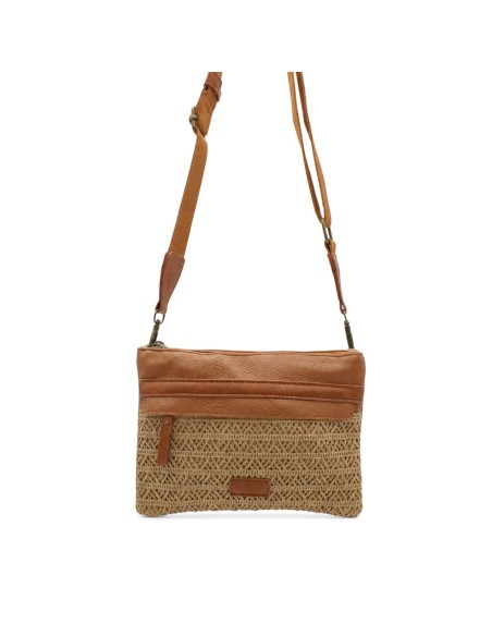 bolso bandolera rafia mujer verano
