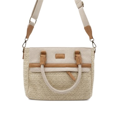 shopper mujer beige verano
