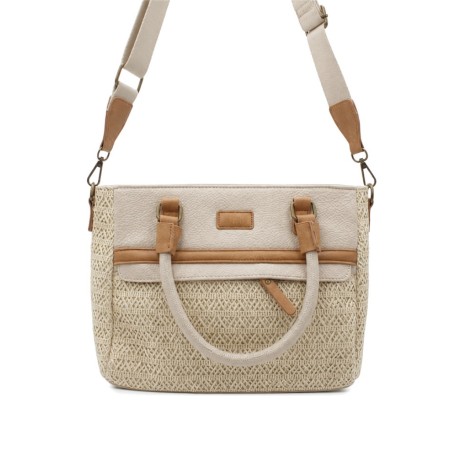 shopper mujer beige verano