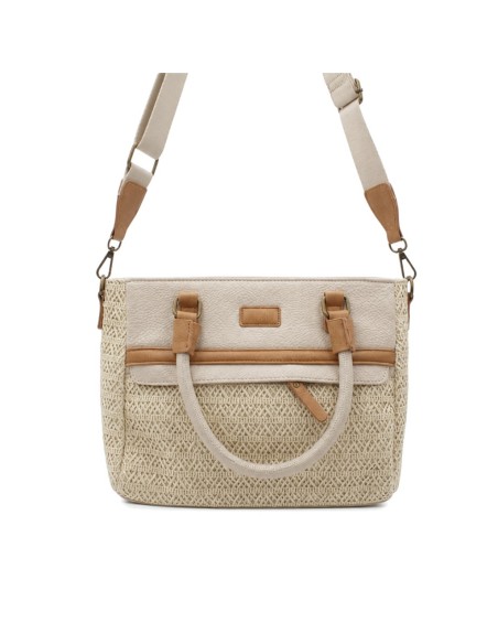 shopper mujer beige verano