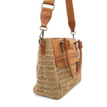 shopper mujer camel verano