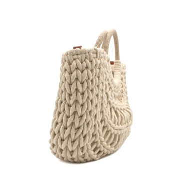 bolso cuerda beige mediterraneo