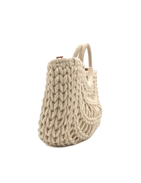 bolso cuerda beige mediterraneo