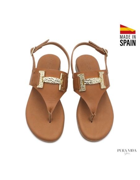 sandalia camel mujer Pura Vida