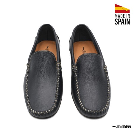mocasin casual hombre azul marino