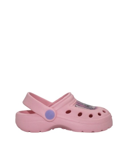 zuecos rosas stitch niña