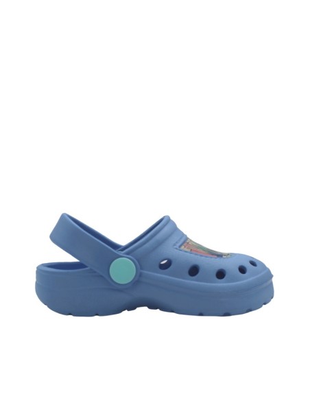 zuecos azules stitch niño