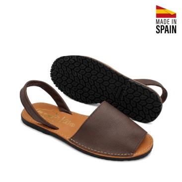 menorquinas piel napa grabada hombre