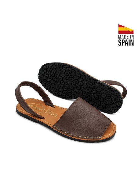 menorquinas piel napa grabada hombre
