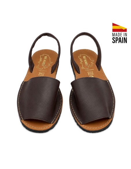 menorquinas marrones hombre piel