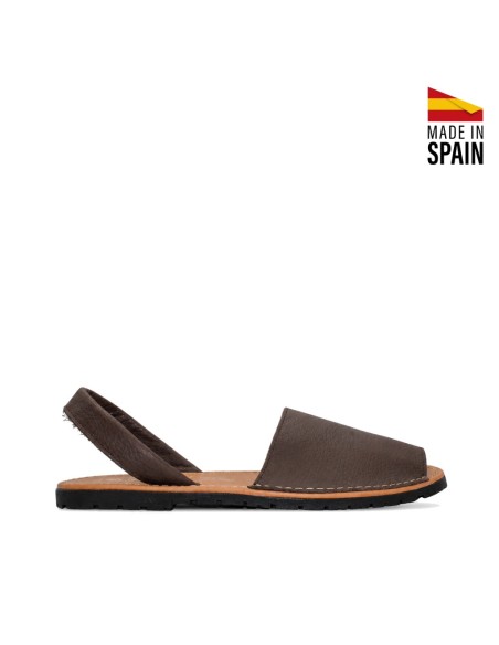 avarcas hombre marrones made in spain