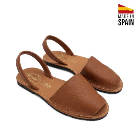 menorquinas hombre color cuero
