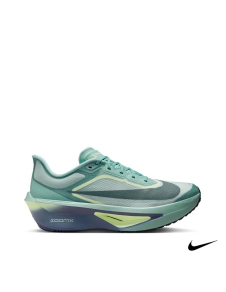 Nike Zoom Fly 6 hombre verde agua lateral