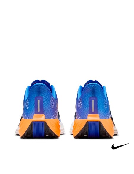 Talón zapatillas Nike Pegasus Plus hombre azul y naranja