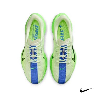 Vista superior de las Nike Pegasus Plus hombre Flyknit verde running