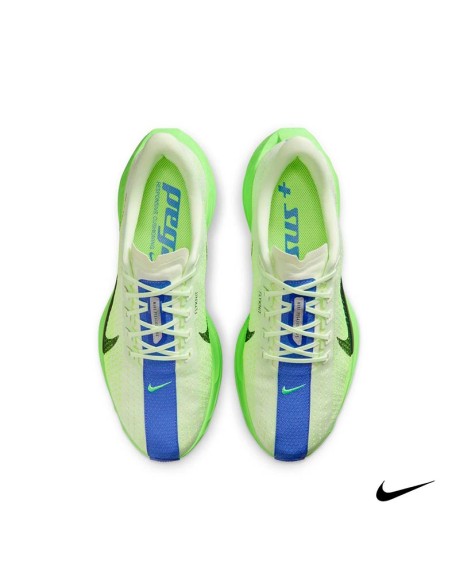 Vista superior de las Nike Pegasus Plus hombre Flyknit verde running