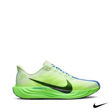 Zapatillas Nike Pegasus Plus hombre verde con espuma ZoomX vista lateral