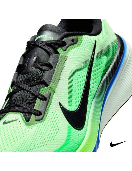 Detalle upper transpirable Nike Pegasus 42 verde