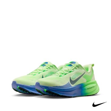Nike Vomero 18 verde hombre vista frontal lateral