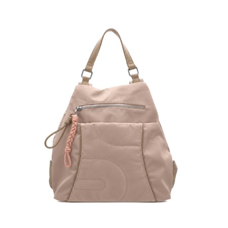 Mochila rosa nylon antirrobo