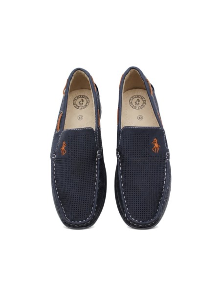 zapato casual hombre azul marino transpirable
