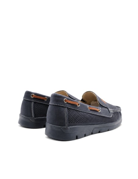 mocasin hombre suela flexible eva azul marino