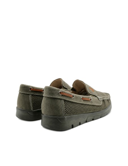 Mocasín Verano Hombre Verde Ligero