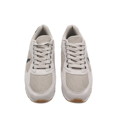 zapatillas casual gris hombre vista frontal