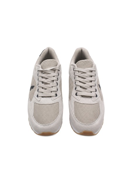 zapatillas casual gris hombre vista frontal