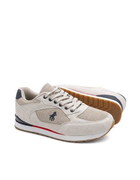 zapatillas casual hombre gris y AZUL MARINO detalle lateral