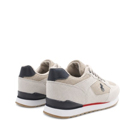 zapatillas urbanas hombre gris vista trasera