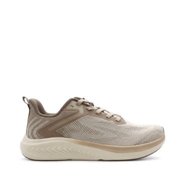 zapatillas hombre pies anchos taupe con suela ligera