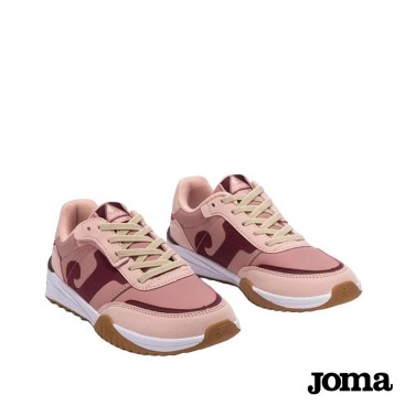 Zapatillas deportivas niña Joma rosa con velcro lateral