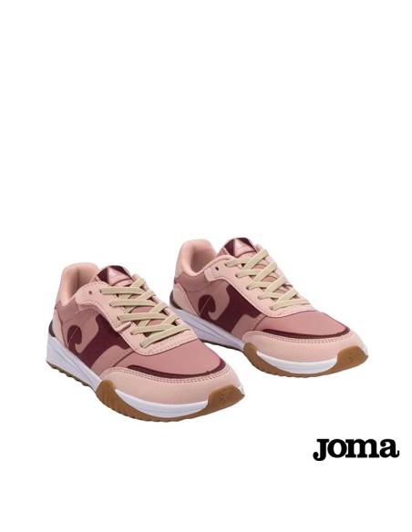 Zapatillas deportivas niña Joma rosa con velcro lateral