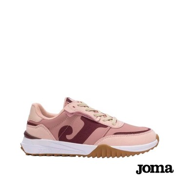 Tenis running niña Joma C501 JR 2529 rosa y burdeos