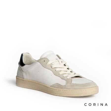 Zapatillas deportivas urbanas mujer blancas Corina