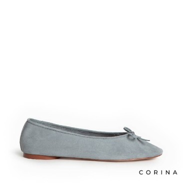 Bailarina azul claro mujer Corina M5165 de antelina
