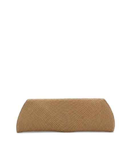 Bolso clutch camel alargado para invitada