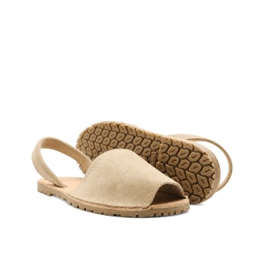 Menorquinas Taupe serraje