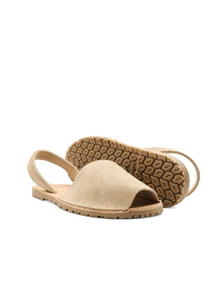 Menorquinas Taupe serraje