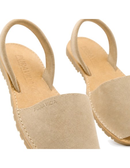 zapatilla menorquina​ mujer taupe