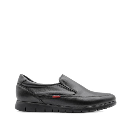 zapatos hombre negros sin cordones