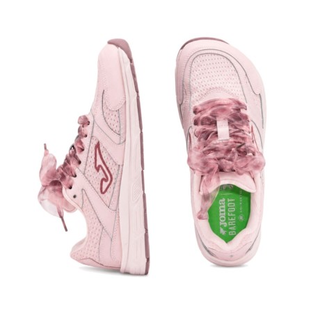 Zapatilla Joma barefoot rosa para mujer con suela Zero Drop