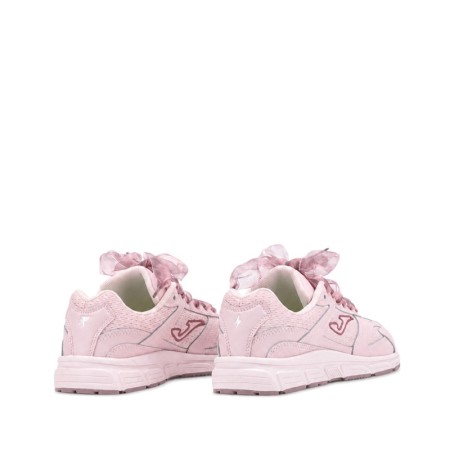 Zapatilla Joma rosa con mesh transpirable VTS y detalles en ante